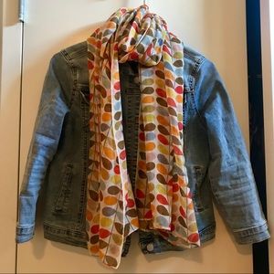 Orla Kiely for Uniqlo lightweight scarf wrap